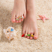 Happy Green Toe Ring 