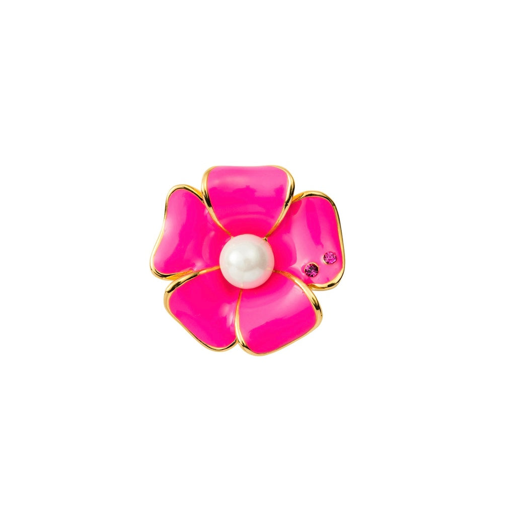 Glassue YG neon pink Toe Ring 