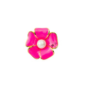 Glassue YG neon pink Toe Ring 