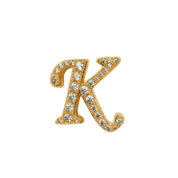Initial J YG K  Toe Ring 