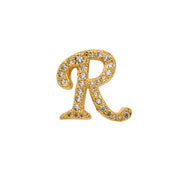 Initial J YG R  Toe Ring 