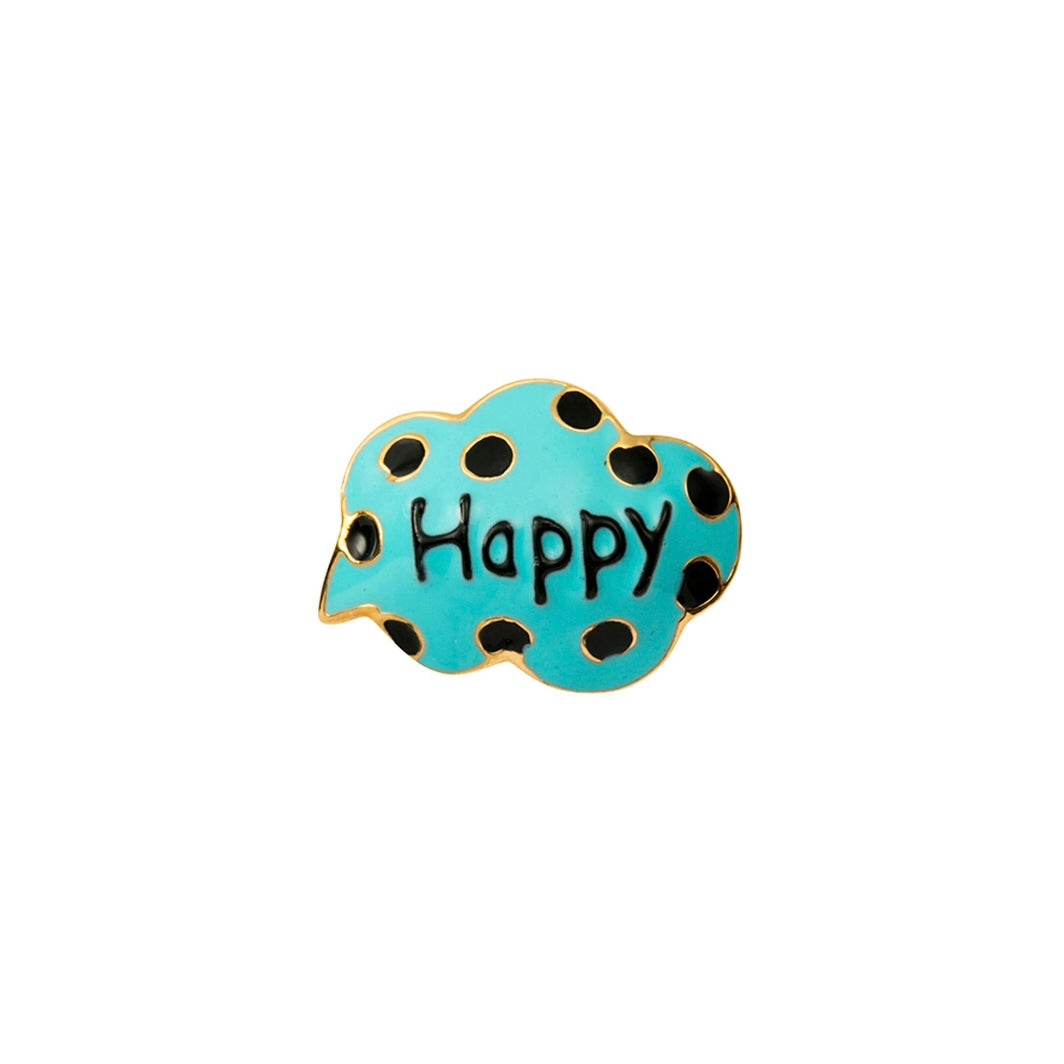 happy blue  Toe Ring 