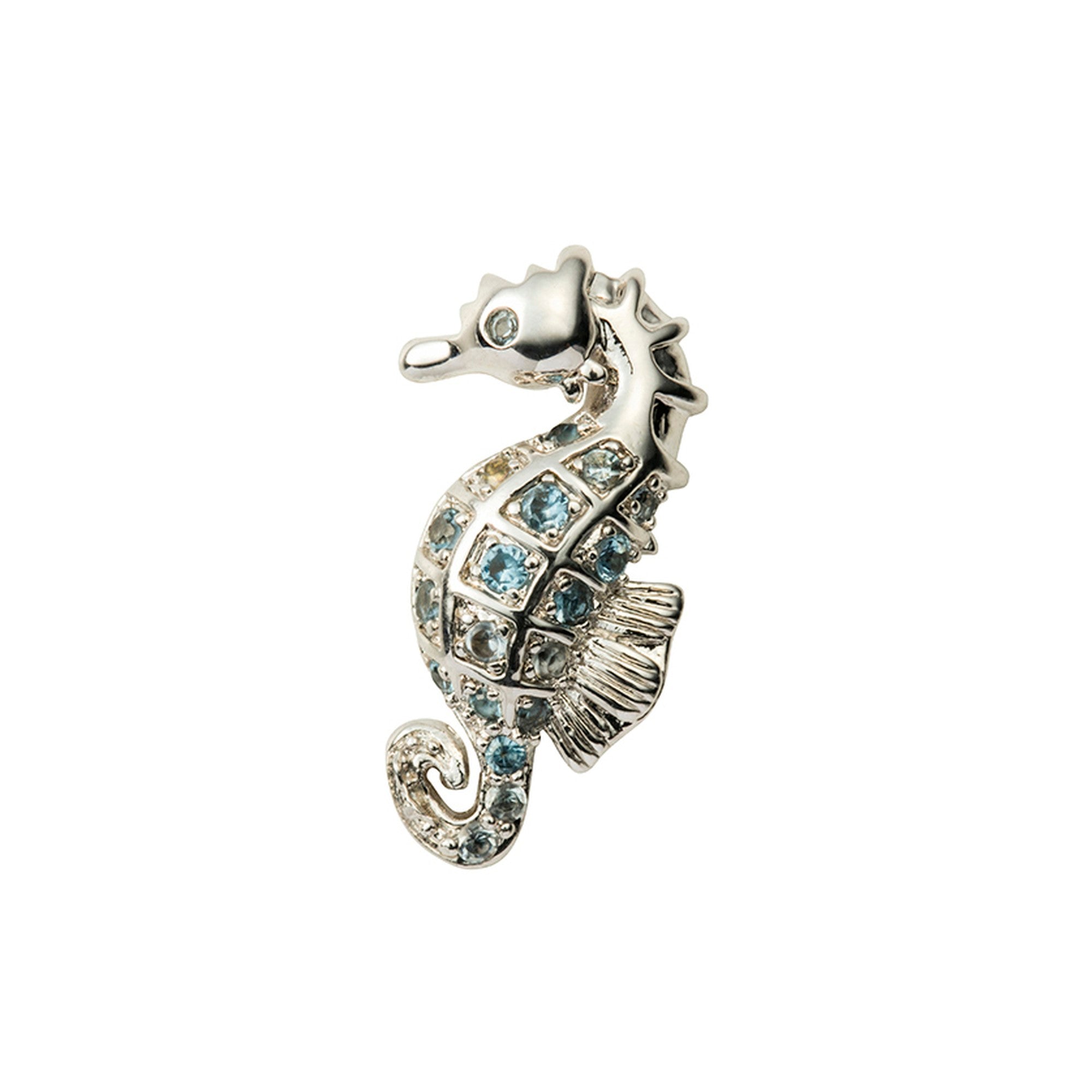 Seahorse RH Blue  Toe Ring 
