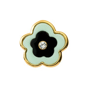 Anemone YG Mint Green Toe Ring 