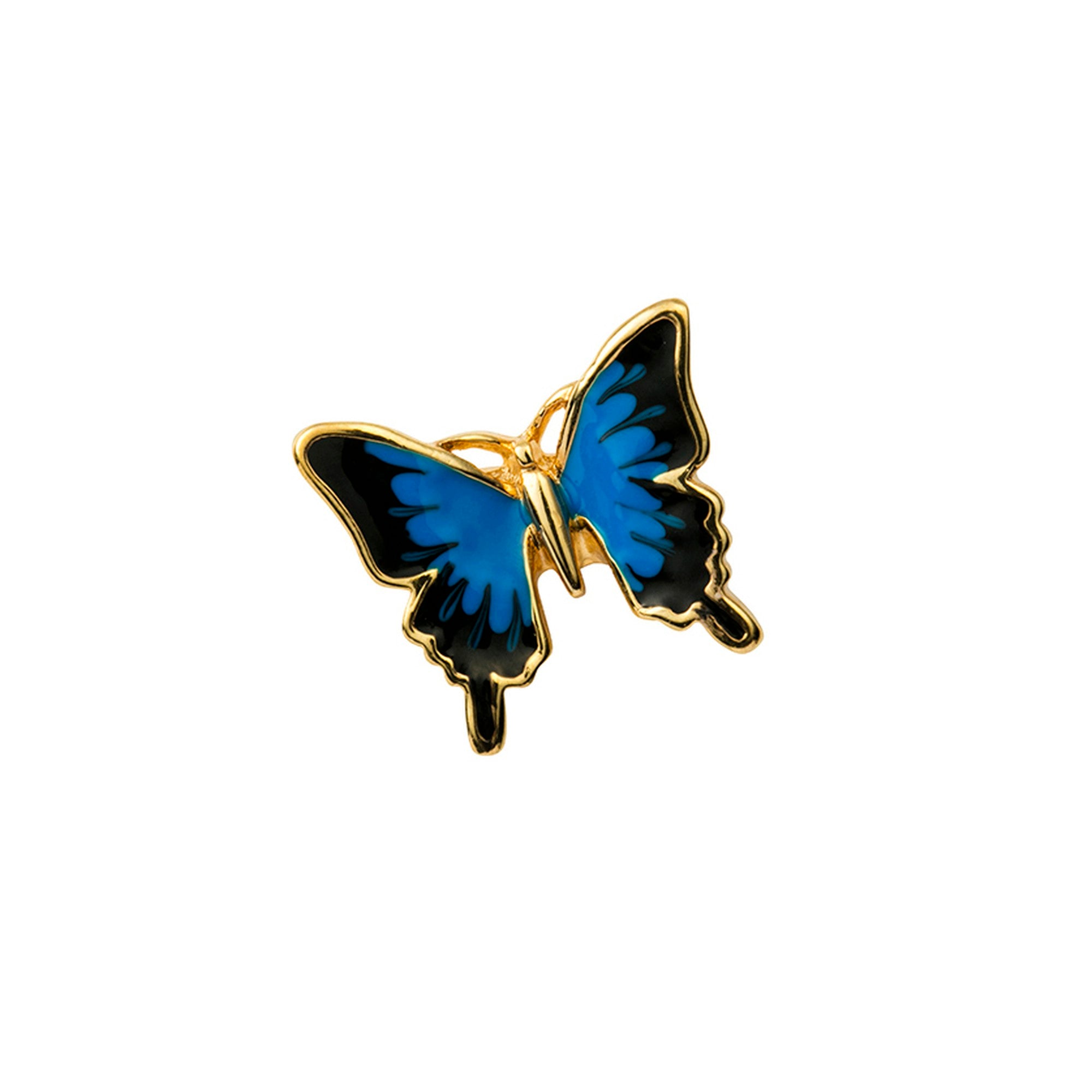 Morpho YG Blue  Toe Ring 