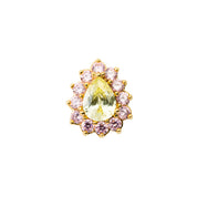  Toe Ring  ペアシェイプ イエローゴールド*