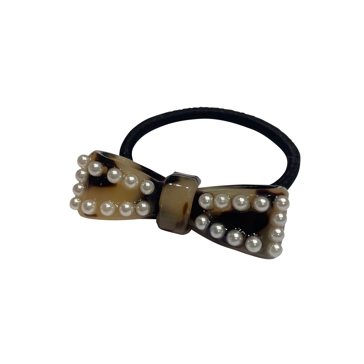 Ribbon Hair Band SS Beige Black For Fluffy SS