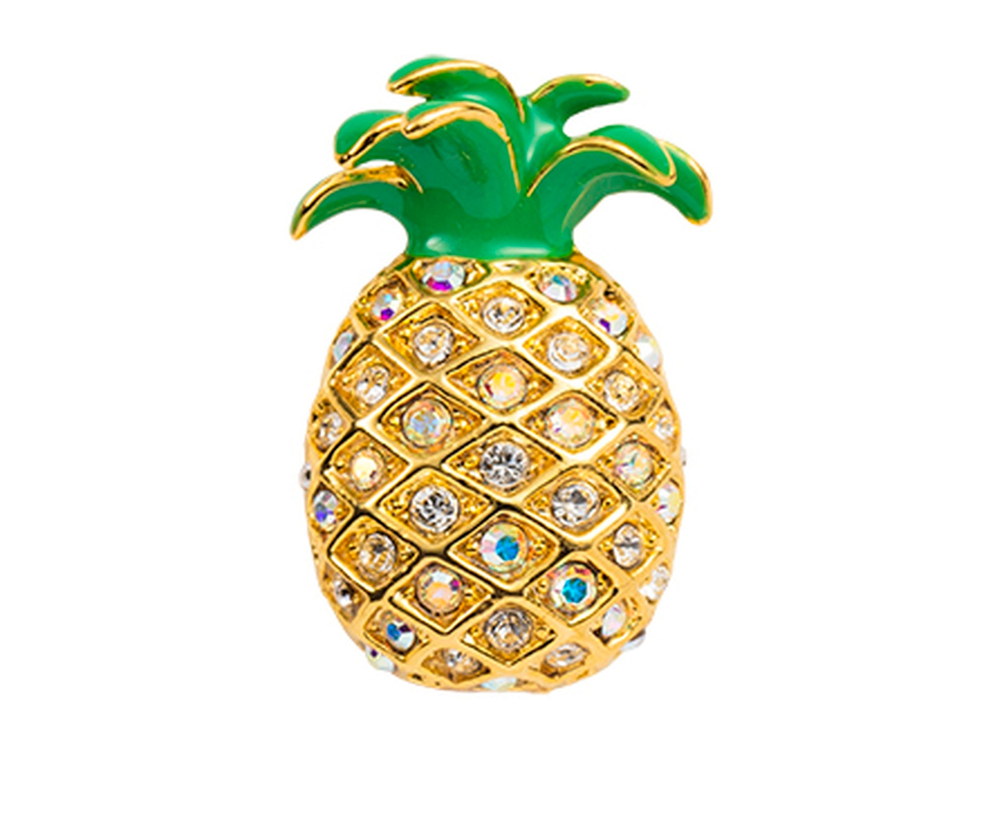 Piña YG Crystal Brown Toe Ring 
