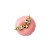 Pom 2 YG pink  Toe Ring 