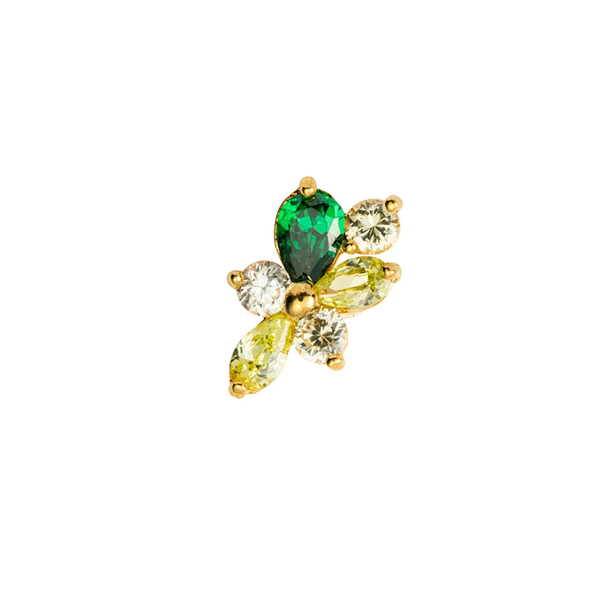  Toe Ring  Refoille yellow gold *