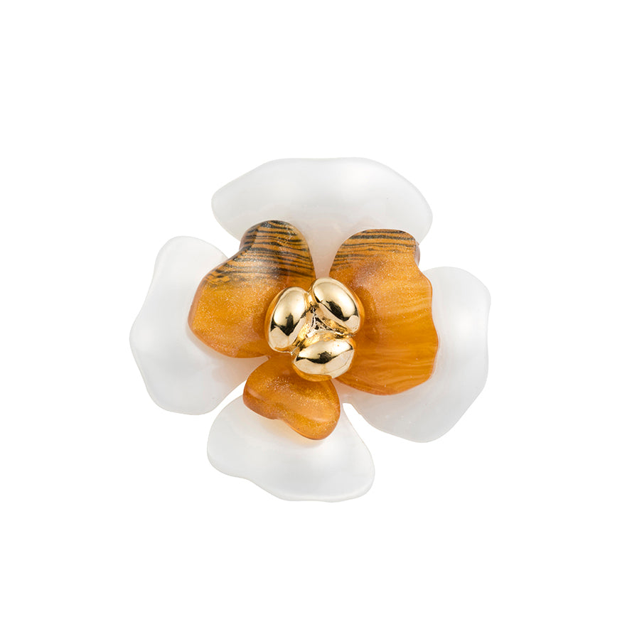 Pansy YG Yellow  Toe Ring 
