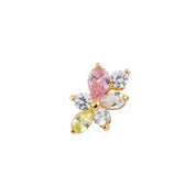  Toe Ring  Refoille yellow gold *