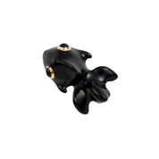 Goldfish black L Toe Ring 