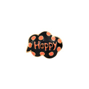 happy black red  Toe Ring 