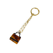 Mini bag SS bag charm tortoiseshell