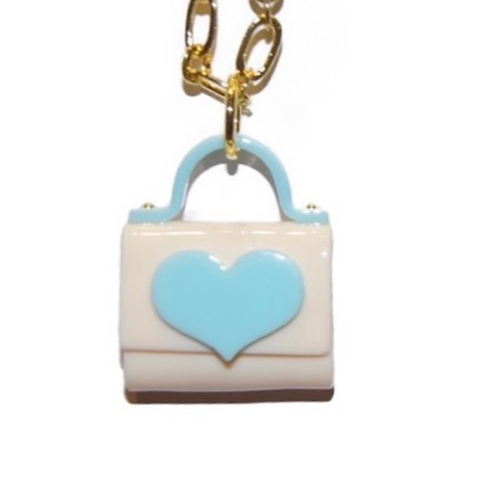 Mini bag SS bag charm heart blue