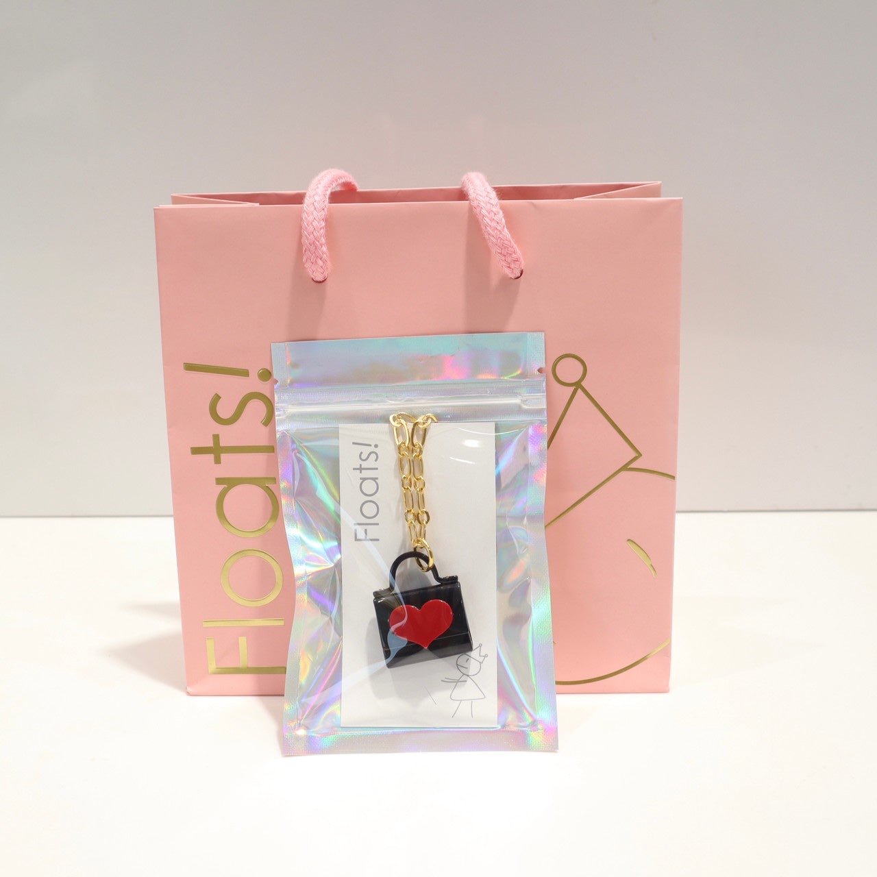 Mini bag SS bag charm heart blue