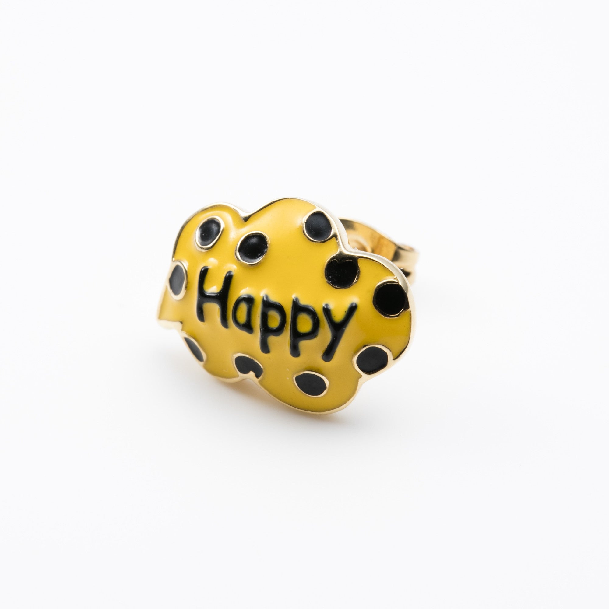 A PIERCED EARRINGHappy Yellow
