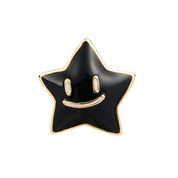 Etoile YG Black Jewel Pins