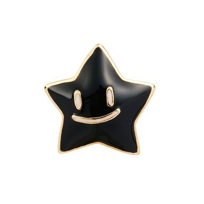 Etoile YG Black Jewel Pins