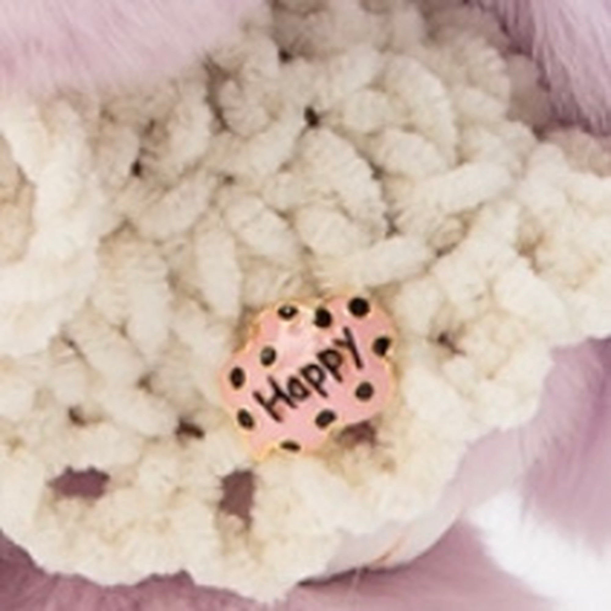 Happy YG pink jewel pins