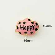 Happy YG pink jewel pins