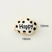 Happy YG White Jewel Pins