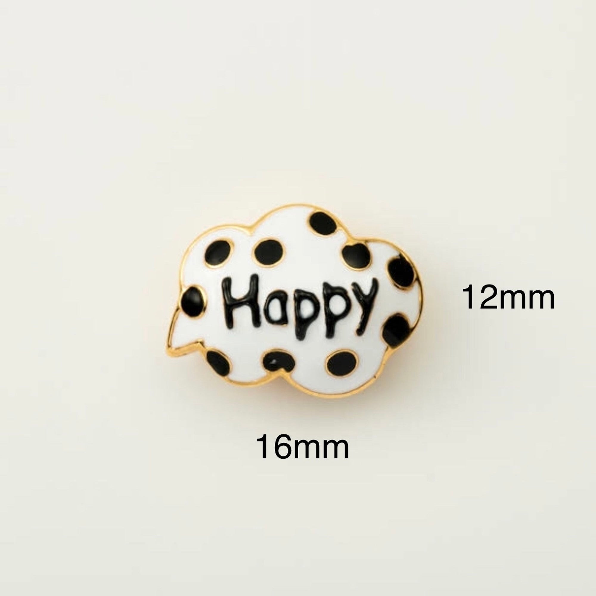 Happy YG White Jewel Pins