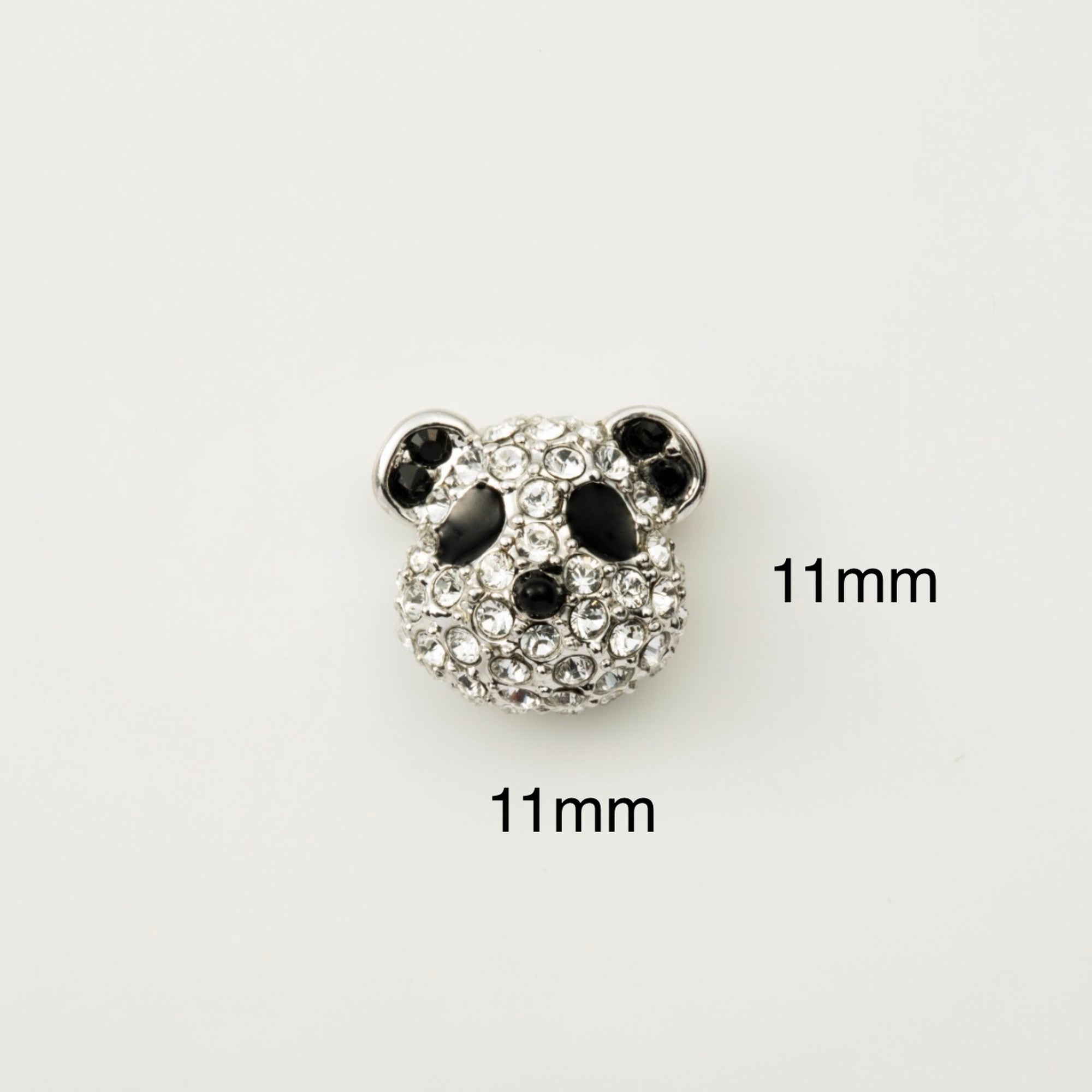 Panda RH Crystal Jewel Pins