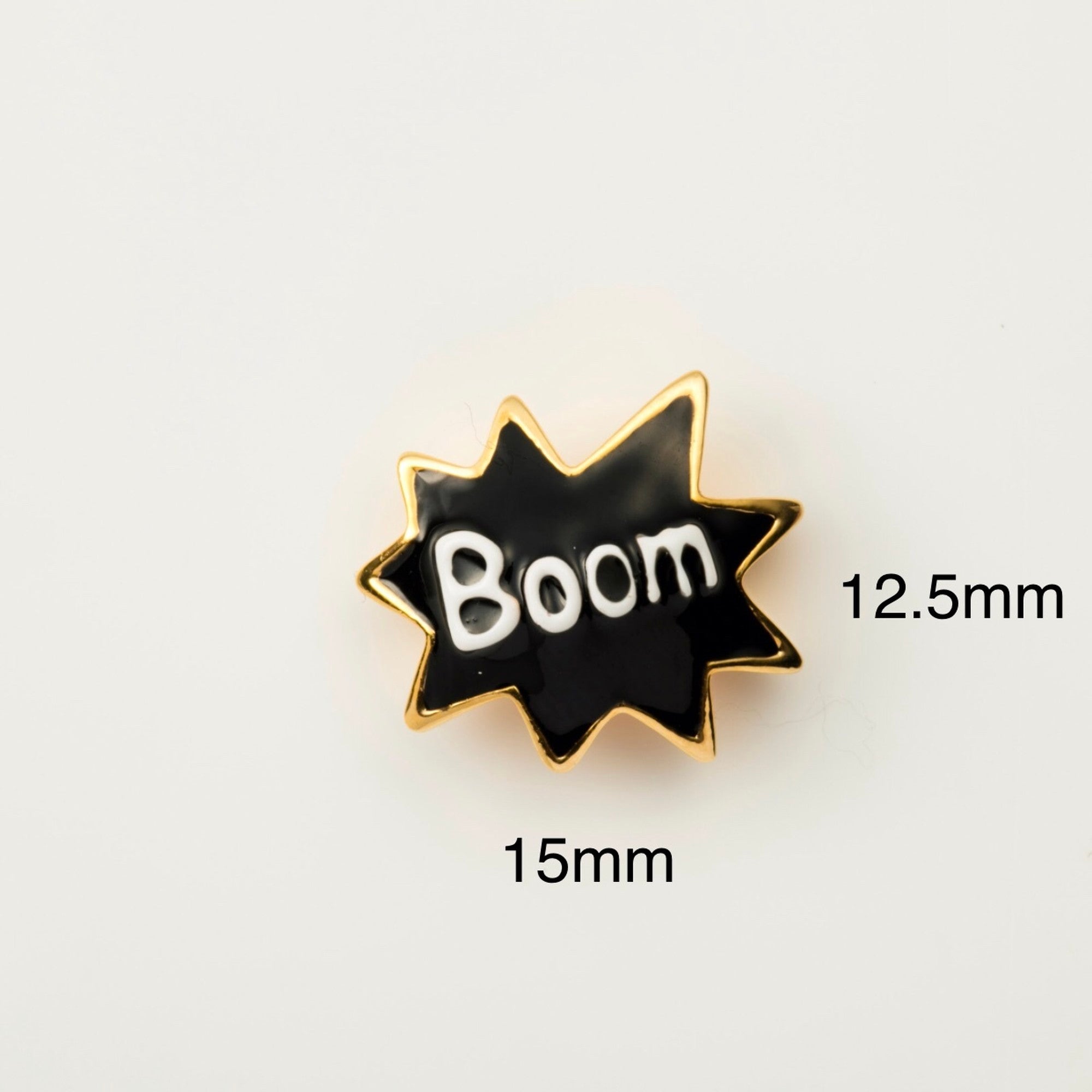 Boon YG Black Jewel Pins