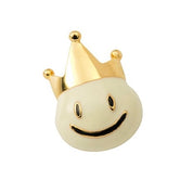 Prince Floats YG White Jewel Pins