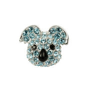 Koala RH Aquamarine Jewel Pins