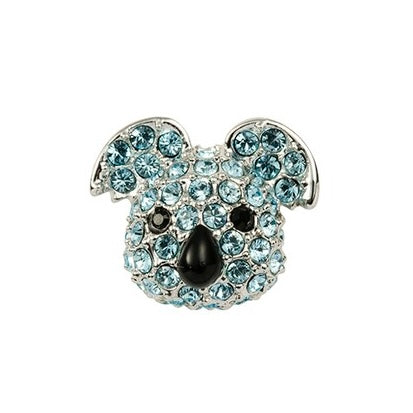 Koala RH Aquamarine Jewel Pins