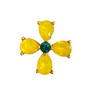 Fleur YG Yellow  Toe Ring 