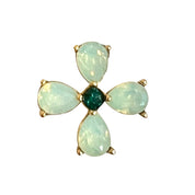 Fleur YG Chrysolite Opal  Toe Ring 