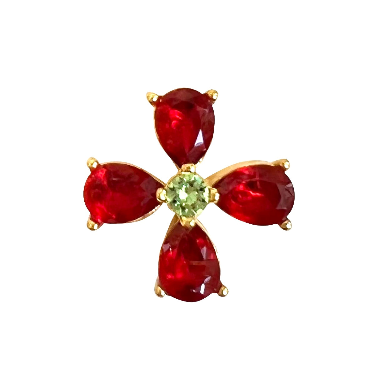 Fleur YG Scarlet  Toe Ring 