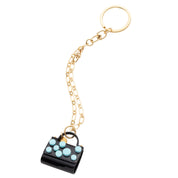 ミニバッグS ・M・L   バッグチャーム　ブルードット