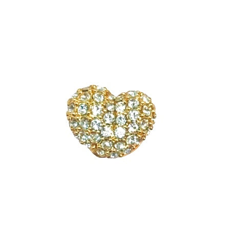 Cuore YG Crystal Jewel Pins