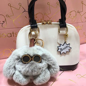 Crab shell charm boon white