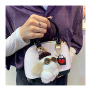 Mini bag S/M/L bag charm heart red