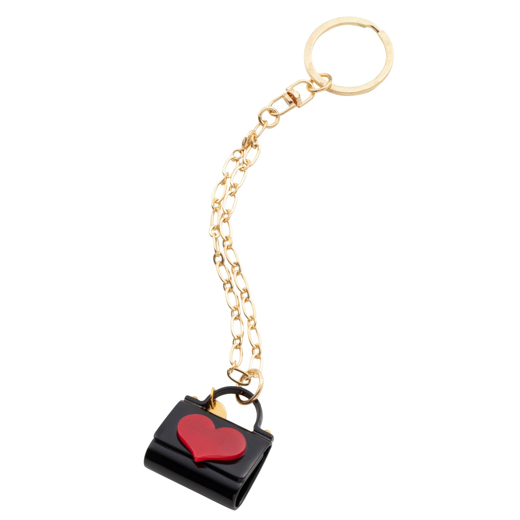 Mini bag S/M/L bag charm heart red