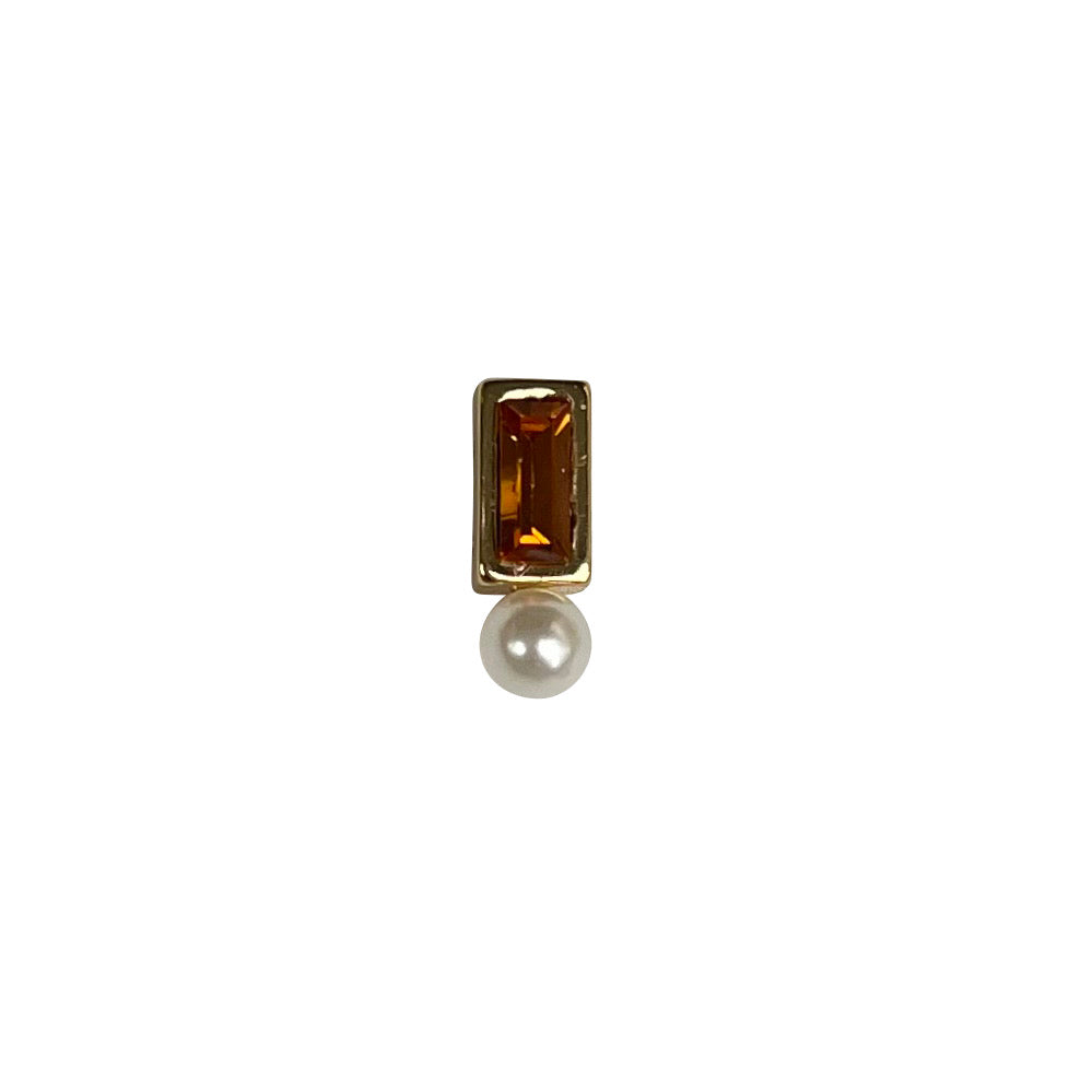 Geomet S YG Orange  Toe Ring 