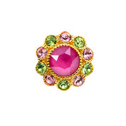 Marie 2 YG Jonquil Mix Toe Ring 