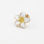 A PIERCED EARRINGPlumeria S