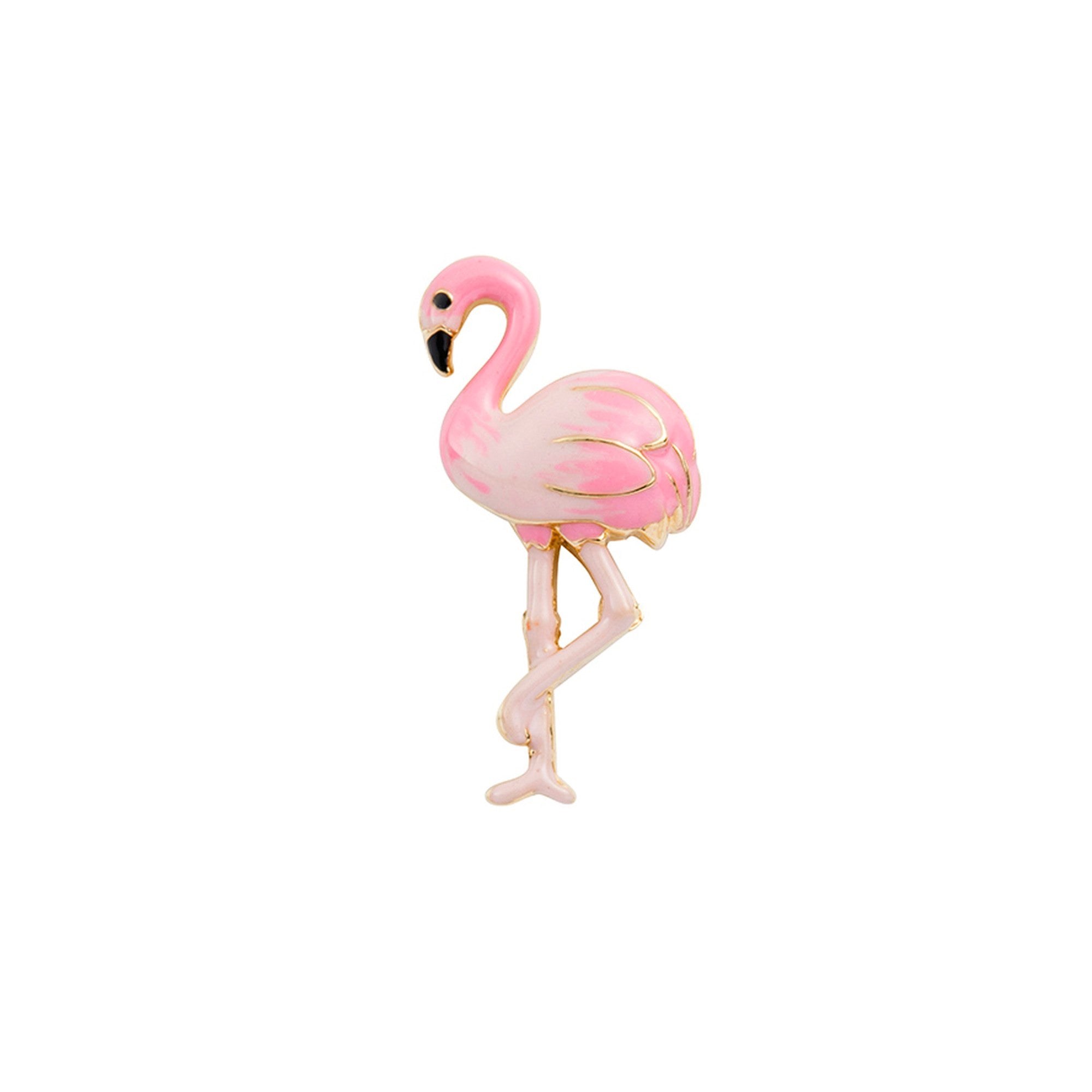 Flamingo YG Pink Toe Ring 