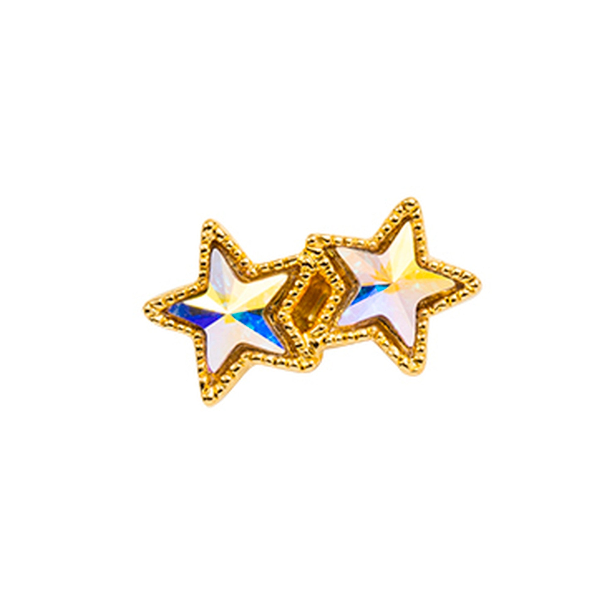 Twinkle 2 YG Crystal AB Toe Ring 