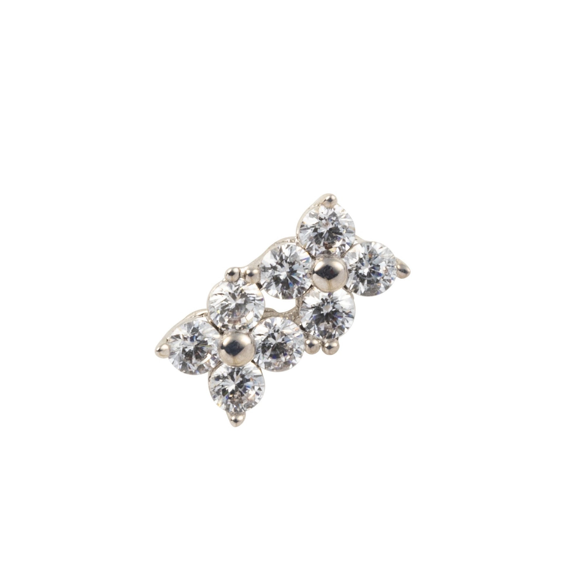 Petit Fleur RH CZ Toe Ring 