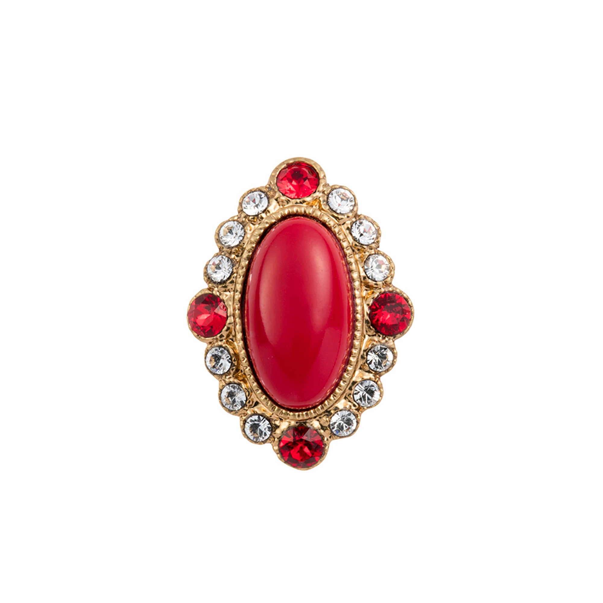 Miloir 2 Synthetic Coral Toe Ring 