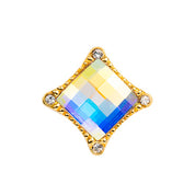 Losange YG Crystal AB Toe Ring 