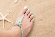 Initial SV925 YG E Toe Ring 